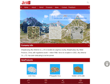 Tablet Screenshot of jinlimineral.com